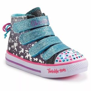Skechers Twinkle Toes Shuffles Skip & Jump Shoes